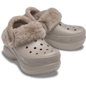 Crocs Clog Bae Lined Platform 211753-195 Mushroom - Image 2