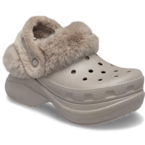 Crocs Clog Bae Lined Platform 211753-195 Mushroom - Image 4