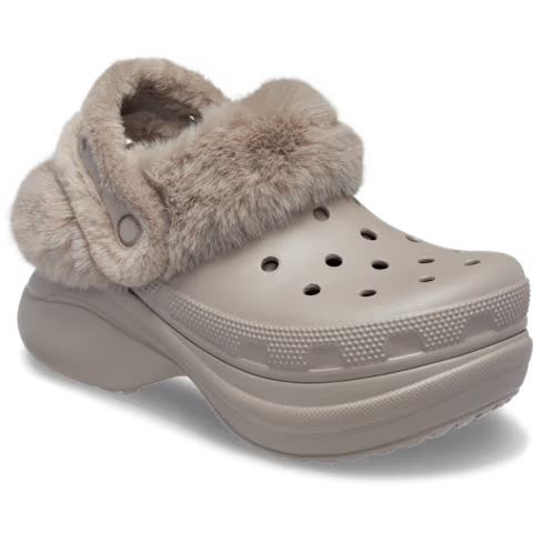 Crocs Clog Bae Lined Platform 211753-195 Mushroom - Image 4