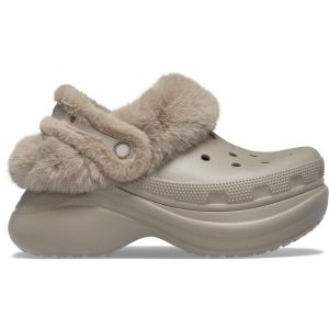 Crocs Clog Bae Lined Platform 211753-195 Mushroom. - Image 8