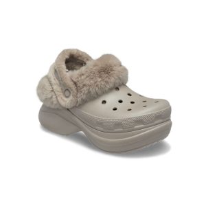 Crocs Clog Bae Lined Platform 211753-195 Mushroom. - Image 3